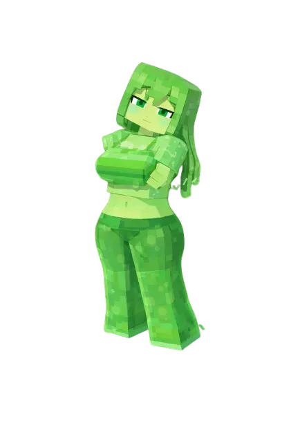Slime Girl in the forest removebg preview