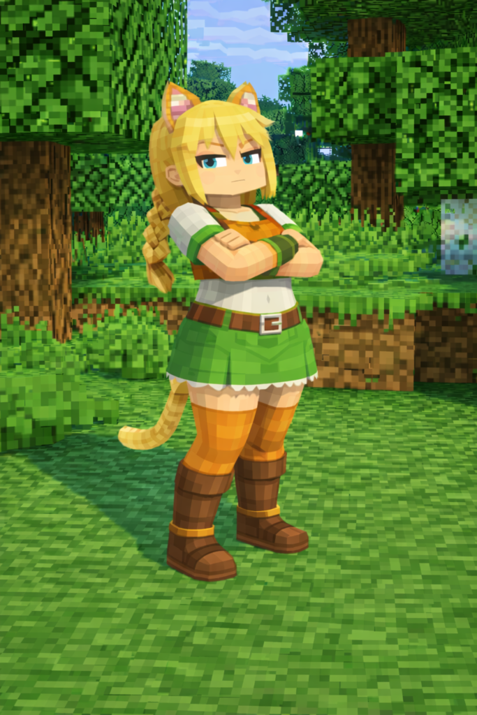 Jenny Mod Bia Prowell  Character in Minecraft
