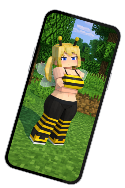 Jenny Mod Characters 4 Jenny Mod Bee Girl Character in Minecraft