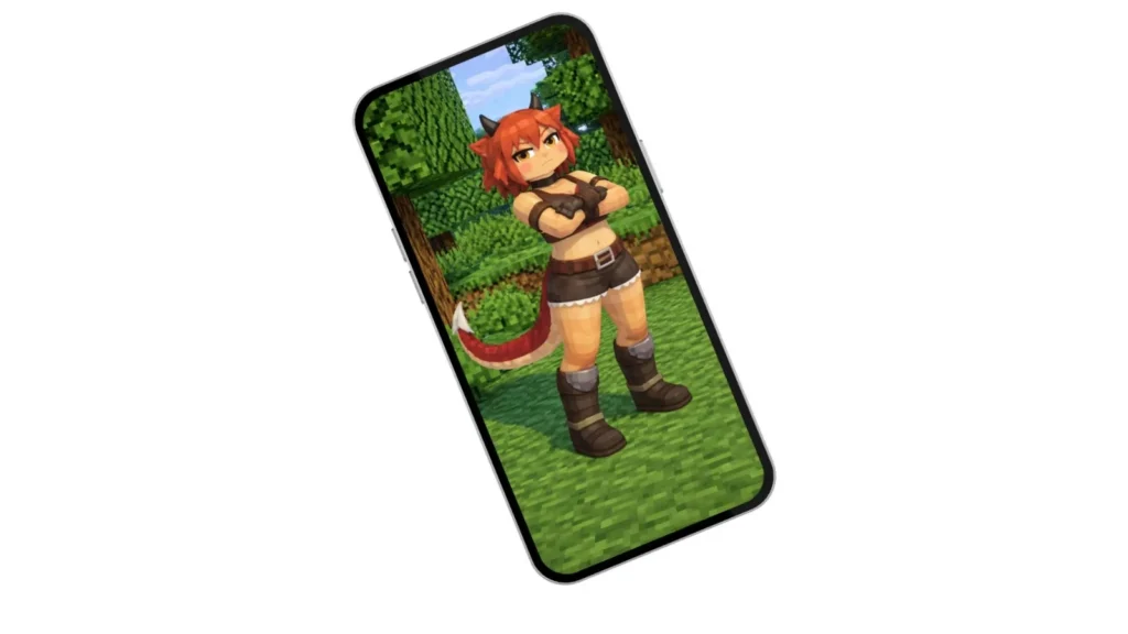 Jenny Mod Characters 9 Jenny Mod Kobold Girl Character in Minecraft