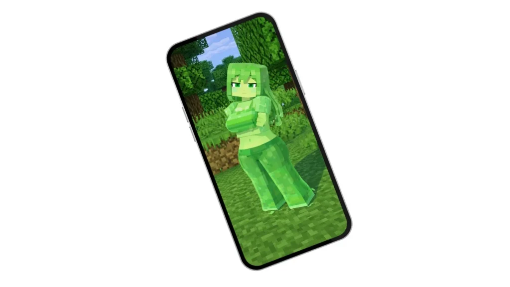 Jenny Mod Characters 3 Jenny Mod Slime Girl Character in Minecraft