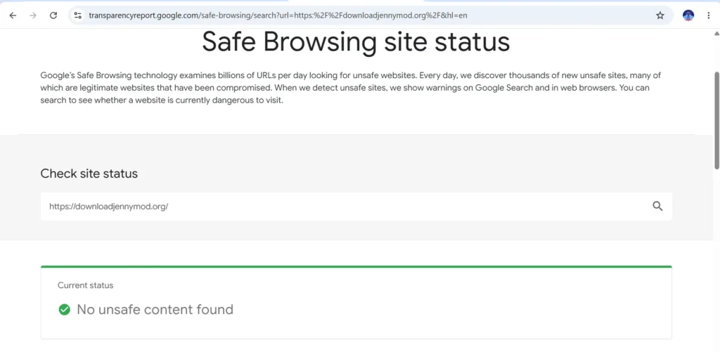googel safe brwowsing
