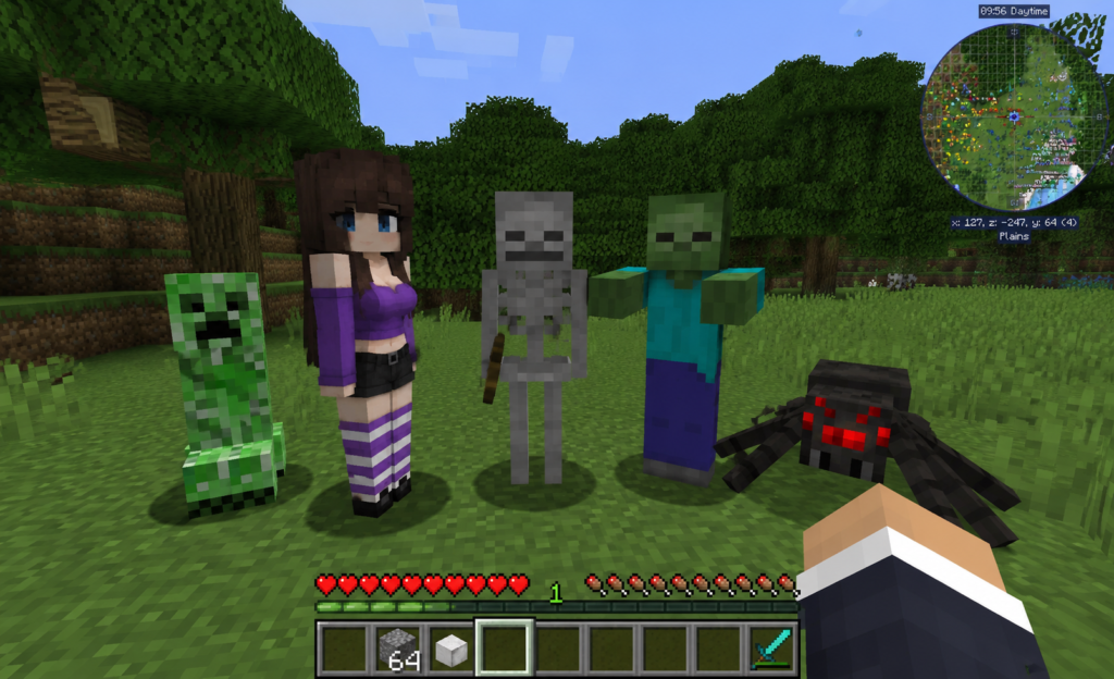 Jenny Mod Minecraft 4 Mobs Entities