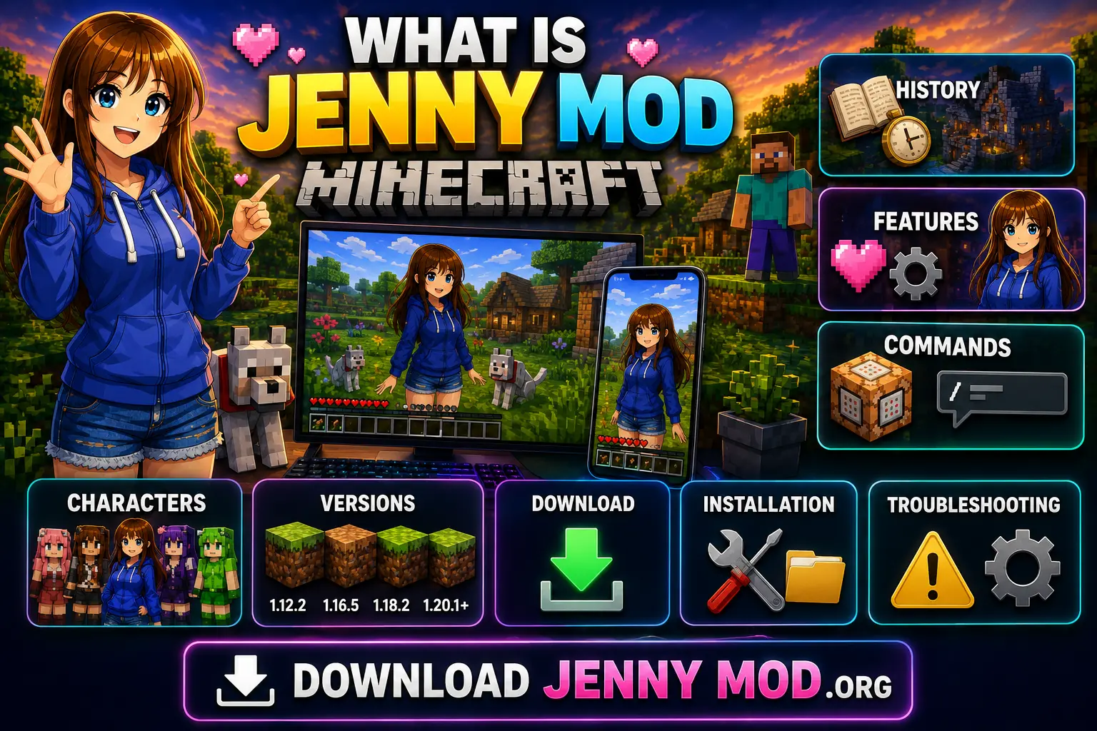 Jenny Mod Minecraft 1 what is jenny mod